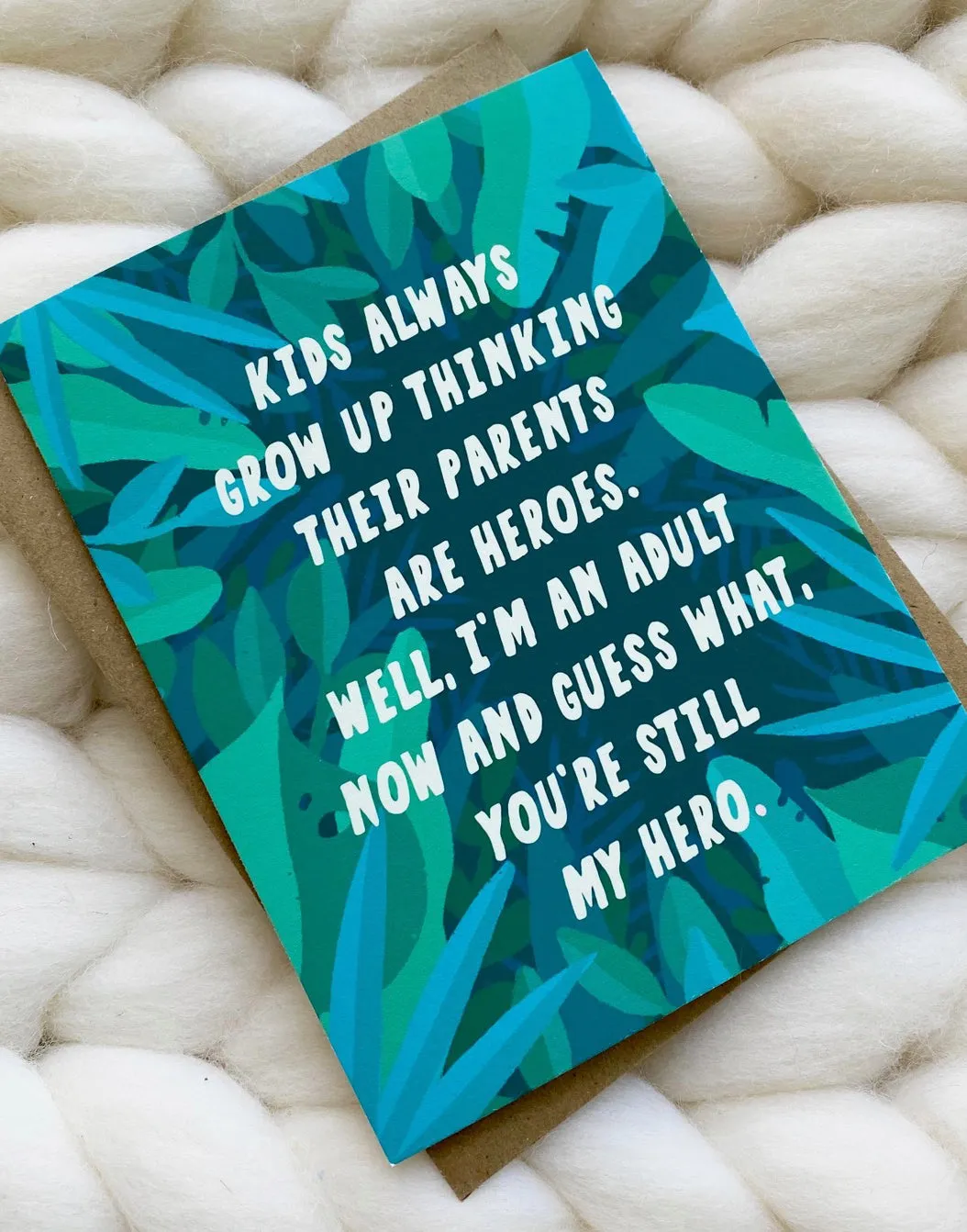 Parents Heroes Card