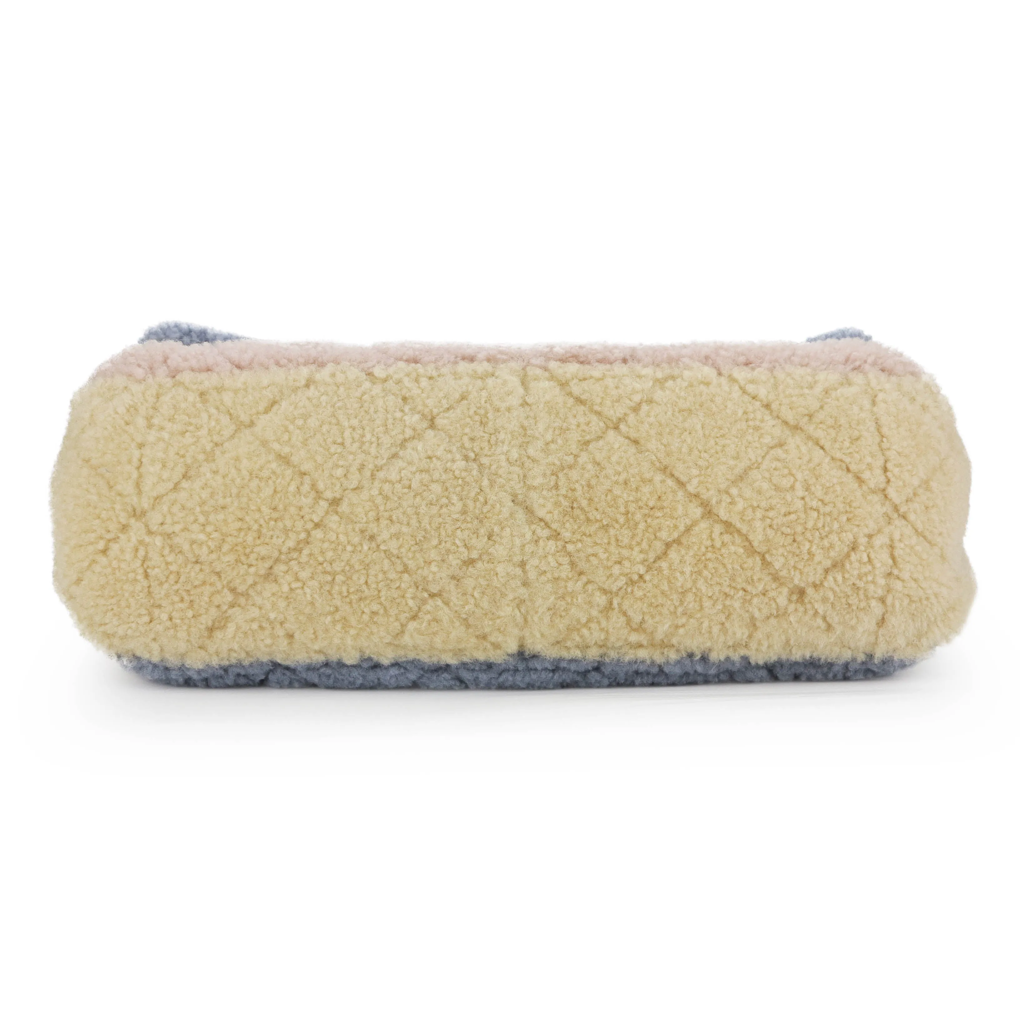 Pastel Shearling Jumbo Single Flap Bag