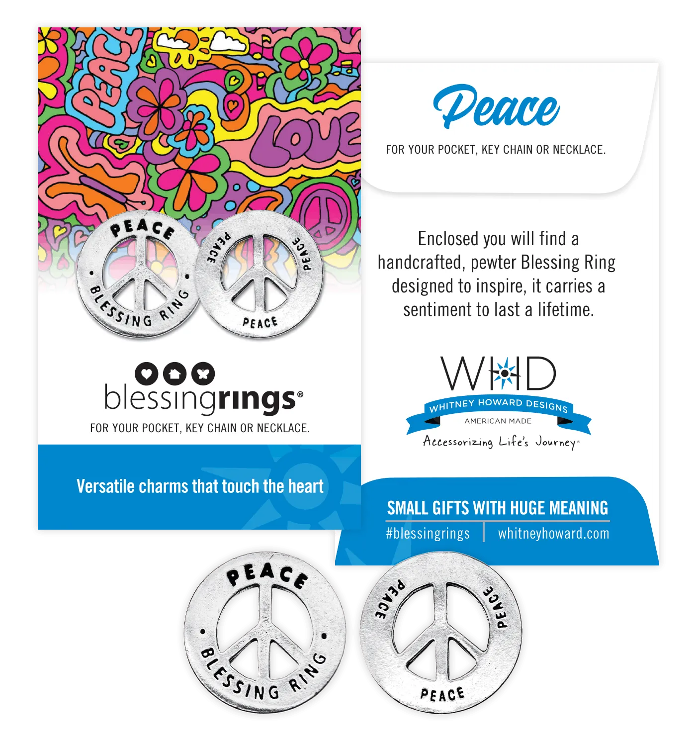 Peace Blessing Ring Charm