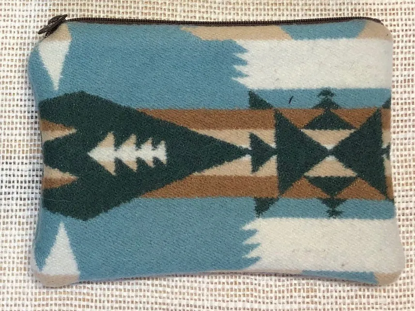 Pendleton Wool Zipper Pouch 7x4"