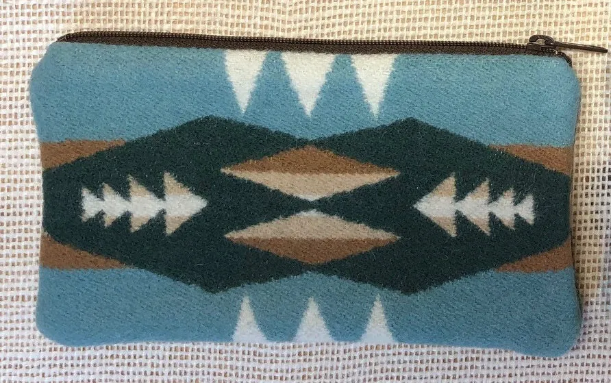 Pendleton Wool Zipper Pouch 7x4"