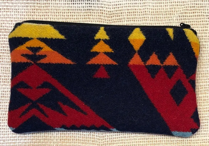 Pendleton Wool Zipper Pouch 7x4"