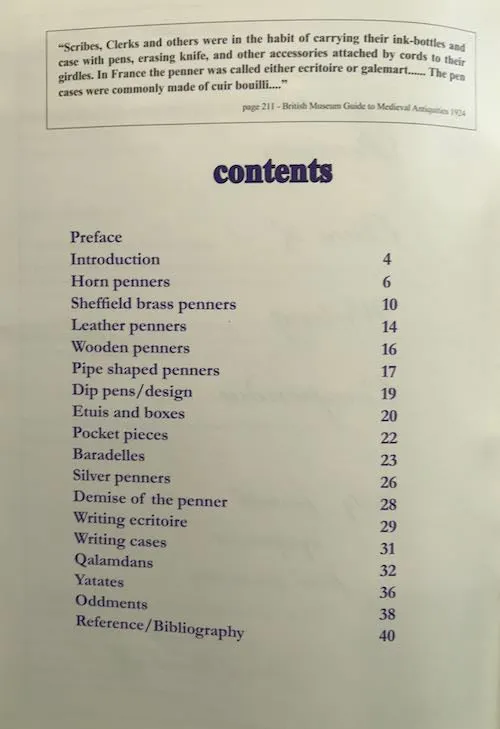 Penner, Etuis and Writing Compendia