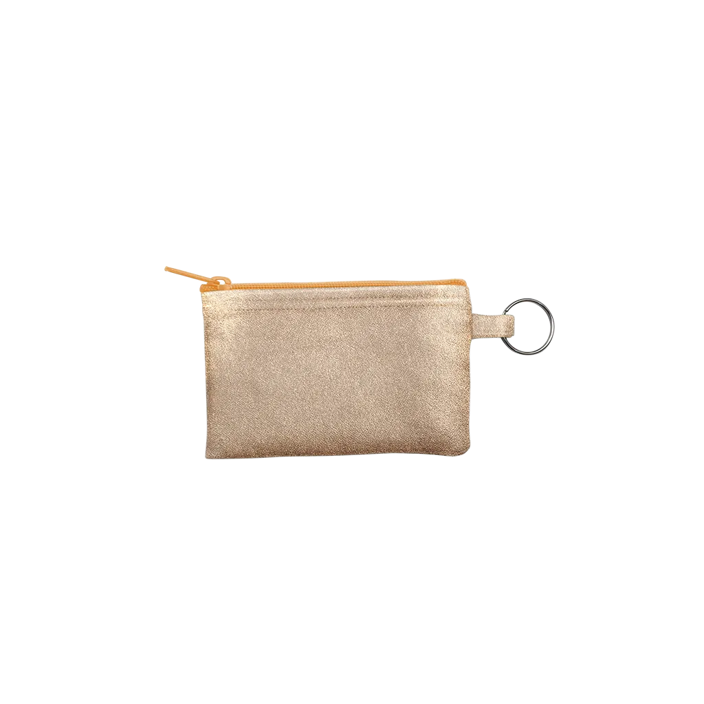 Penny Key Ring Metallic Gold