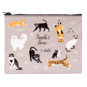 People I Love Zipper Pouch