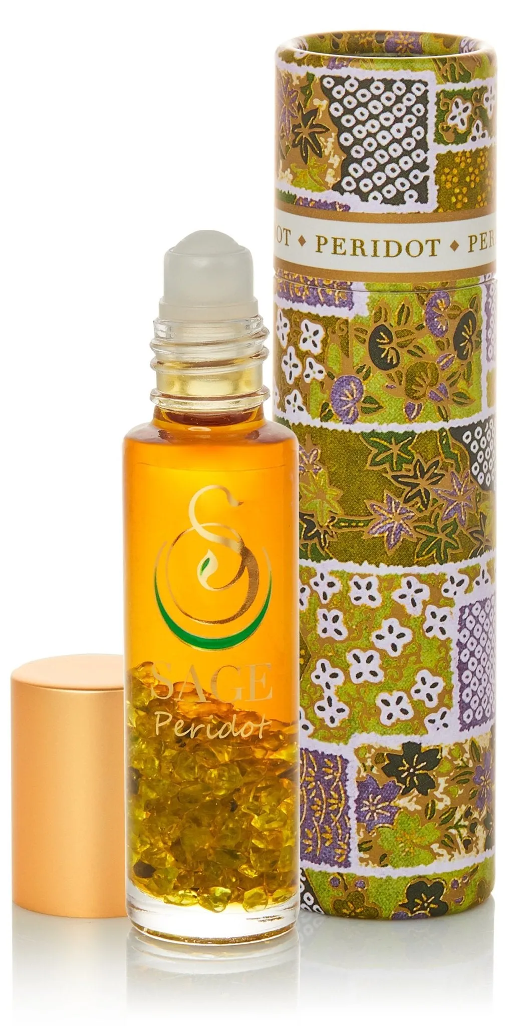Peridot 1/4 oz Gemstone Perfume Oil Concentrate Roll-On by Sage