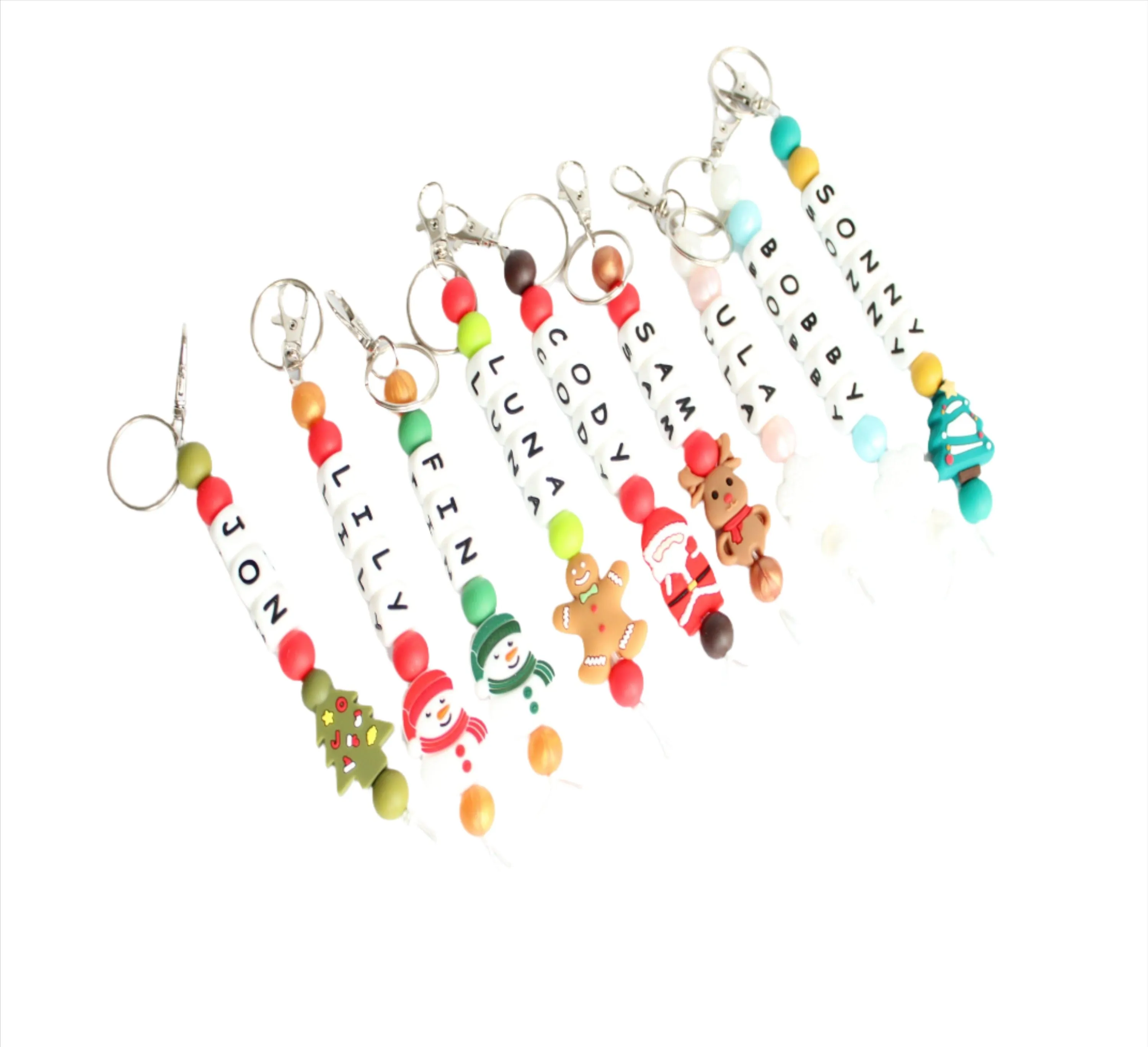 Personalised Christmas Keyring