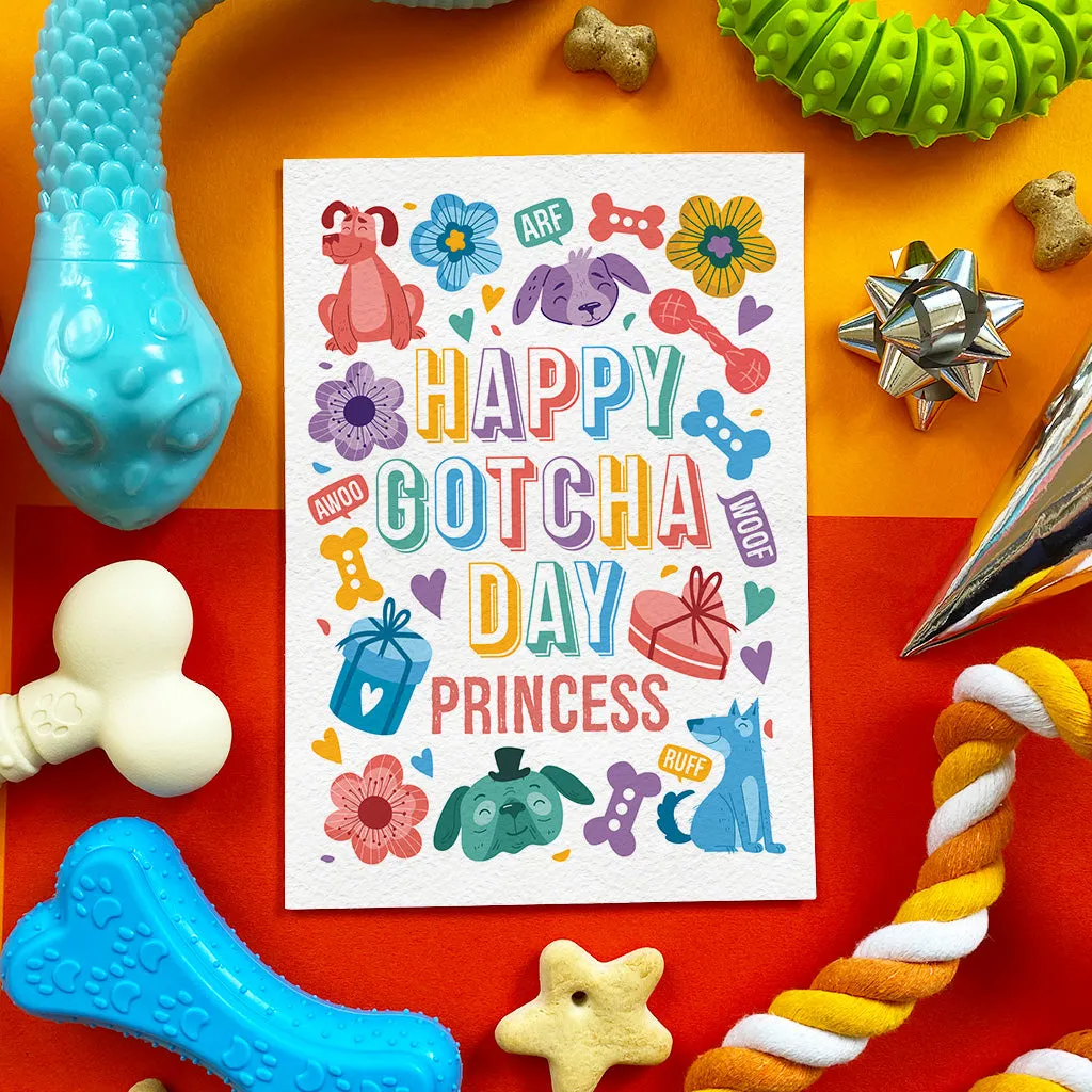Personalised Gotcha Day Card