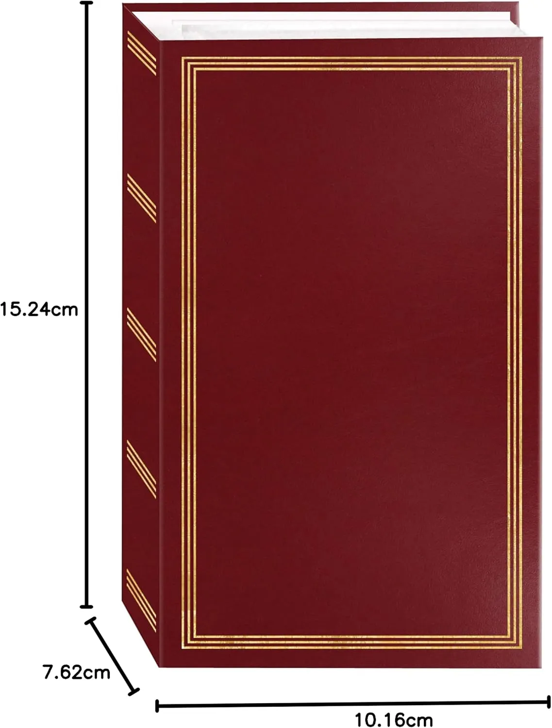 Photo Album 4X6 500 Pockets Pictures Organizer Family Storage Memory Holds Book