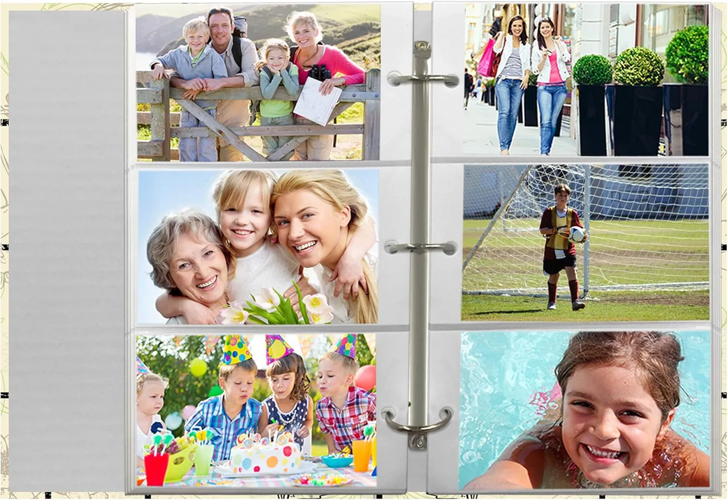 Photo Album 4X6 500 Pockets Pictures Organizer Family Storage Memory Holds Book