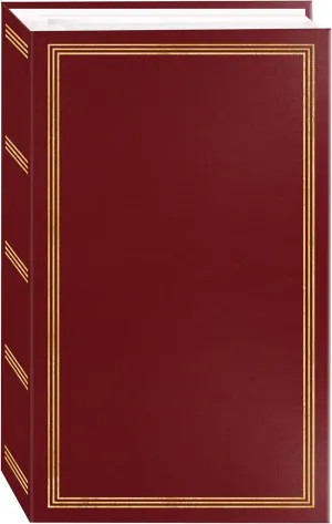 Photo Album 4X6 500 Pockets Pictures Organizer Family Storage Memory Holds Book