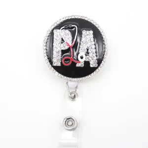 Physician Assistant Retractable ID Badge Reel Clip