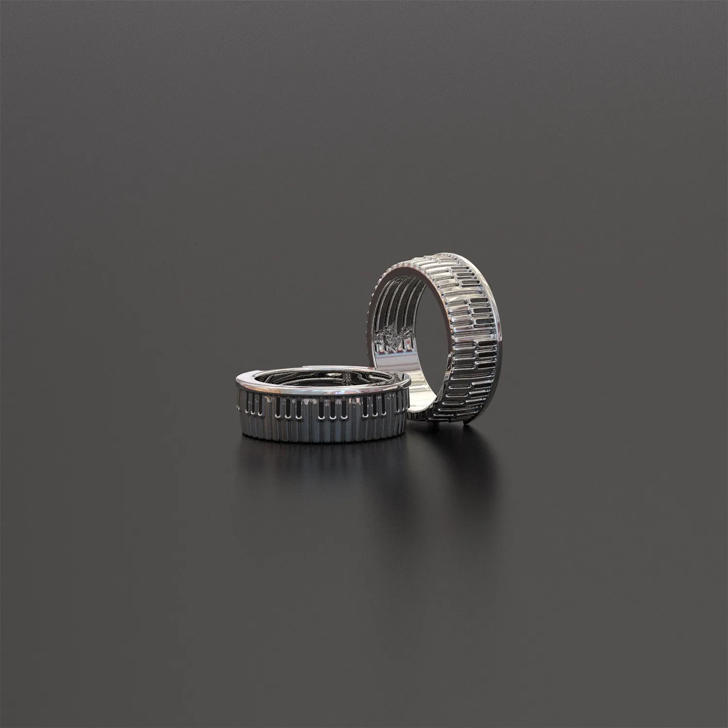 Piano Key Ring