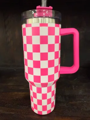 Pink Checked