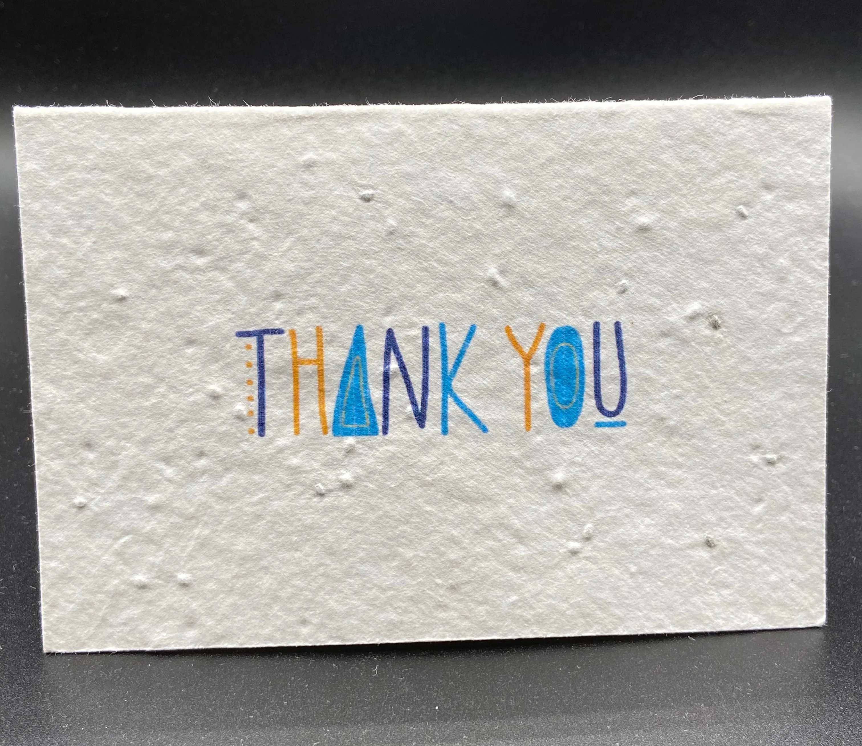 Plantable Thank You Card - Graphic design
