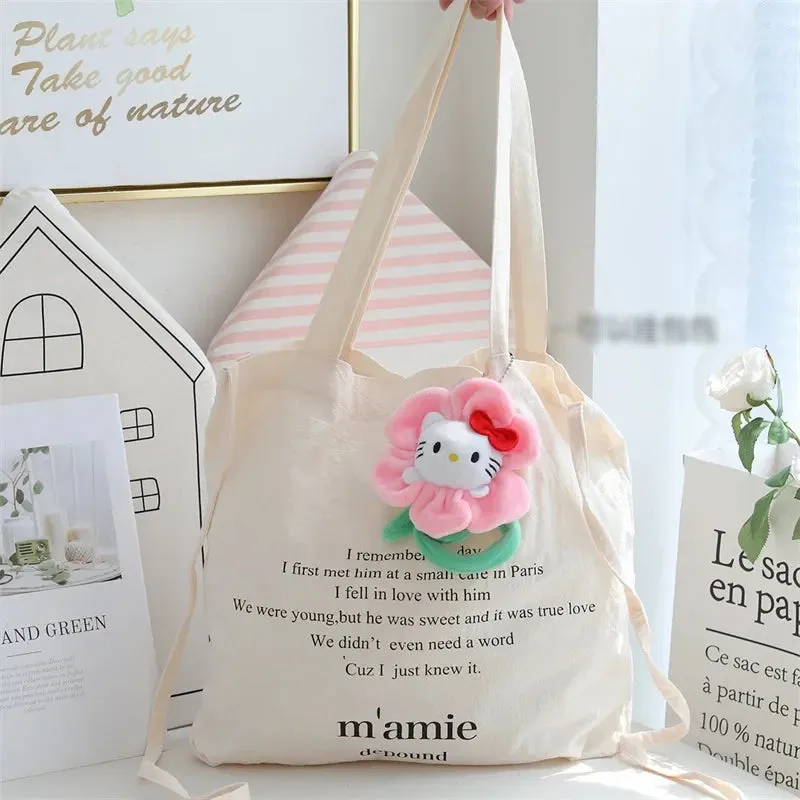 Pompompurin Multifunctional Sunflower Plush Band | Kawaii flair to your hair, keys, or wrist