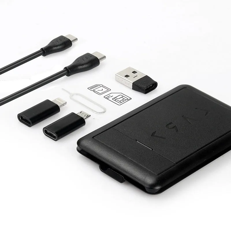 Portable Data Cable Storage And Finishing Bag Kable Card Multifunctional Urban Survival Card
