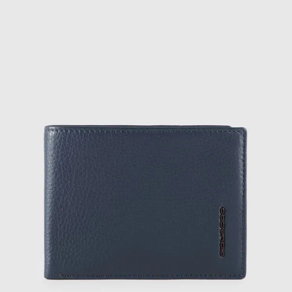 Portafoglio da Uomo Piquadro in Pelle con Portamonete Modus Special Blu