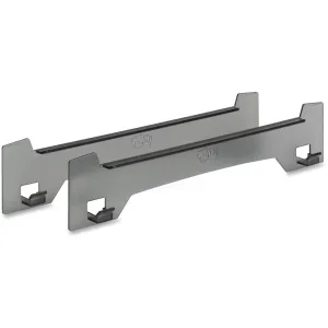 Post-it® Wall Easel, 15" x 3.25" x 1.25", Smoke Grey