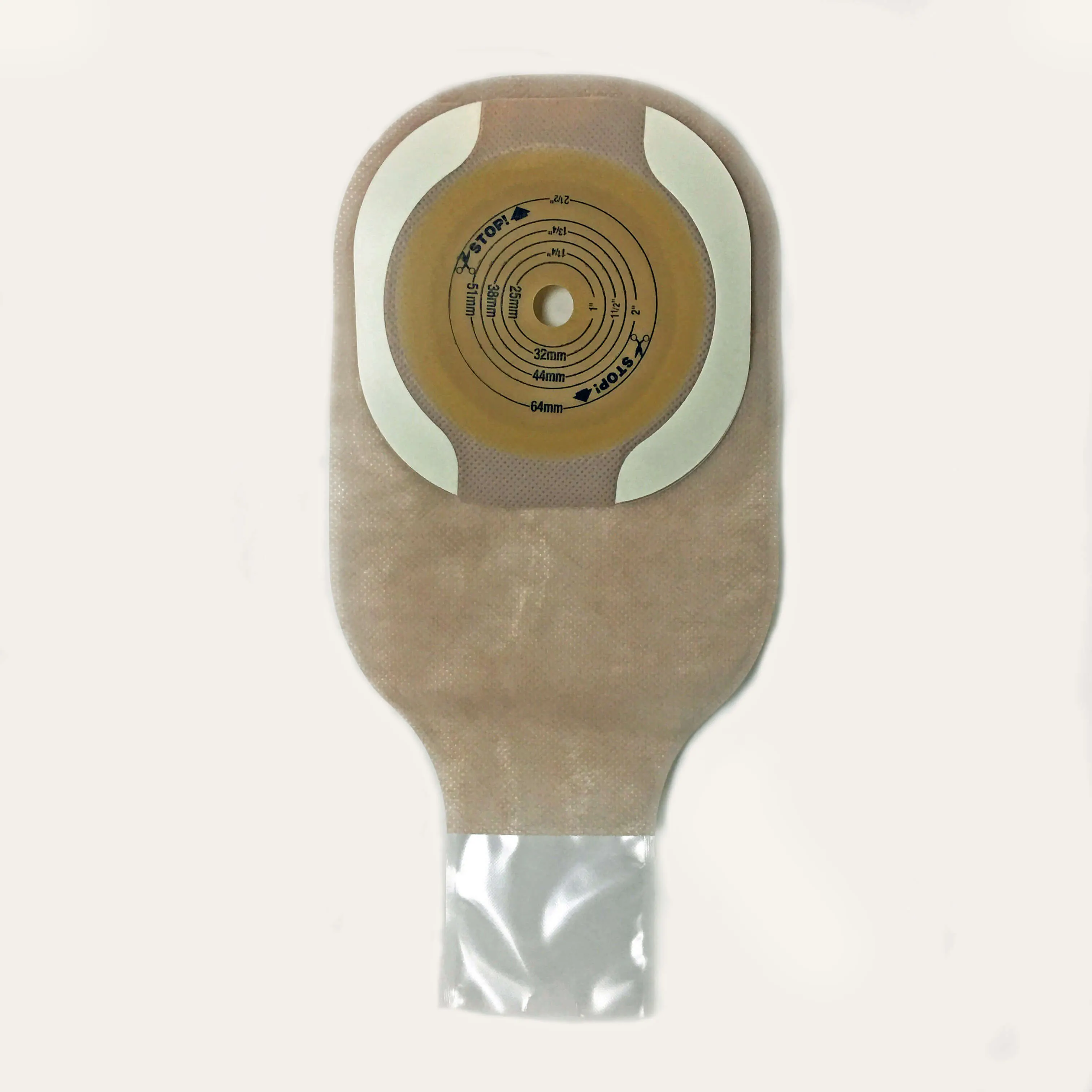 Premier One-Piece Drainable Ostomy Pouch with FlexWear Flat Barrier (Ultra Clear)