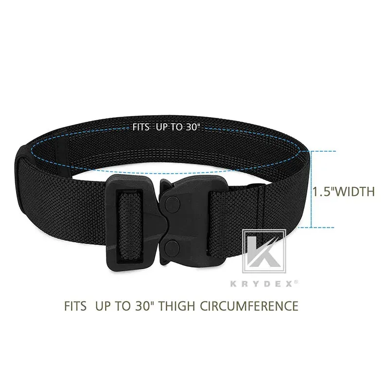 "Secure Your Gear: KRYDEX 1.5" Tactical Leg Strap for Optimal Performance"