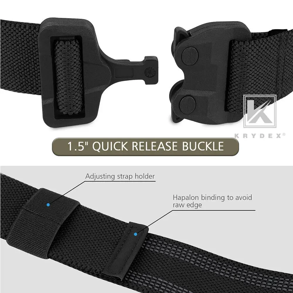 "Secure Your Gear: KRYDEX 1.5" Tactical Leg Strap for Optimal Performance"