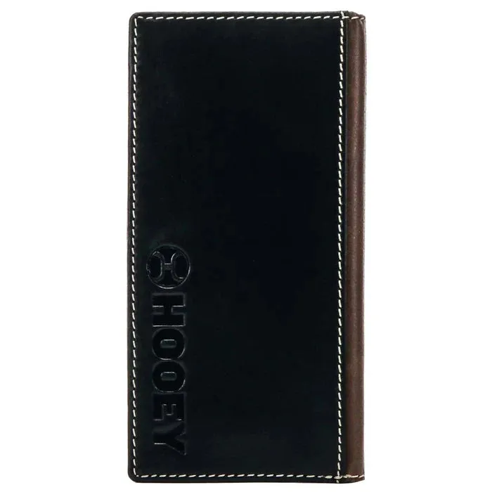 "Tonkawa" Rodeo Hooey Wallet Brown/Black w/ Ivory Aztec