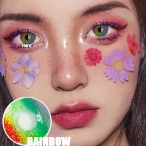 Rainbow Halloween Contact Lenses Yearly