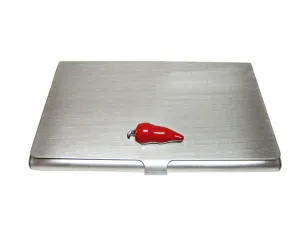 Red Chili Pepper Business Card Holder