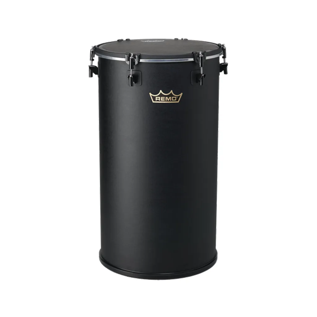 Remo TT-2212-71 12inch Valencia Tan-Tan Drum, Black Matte