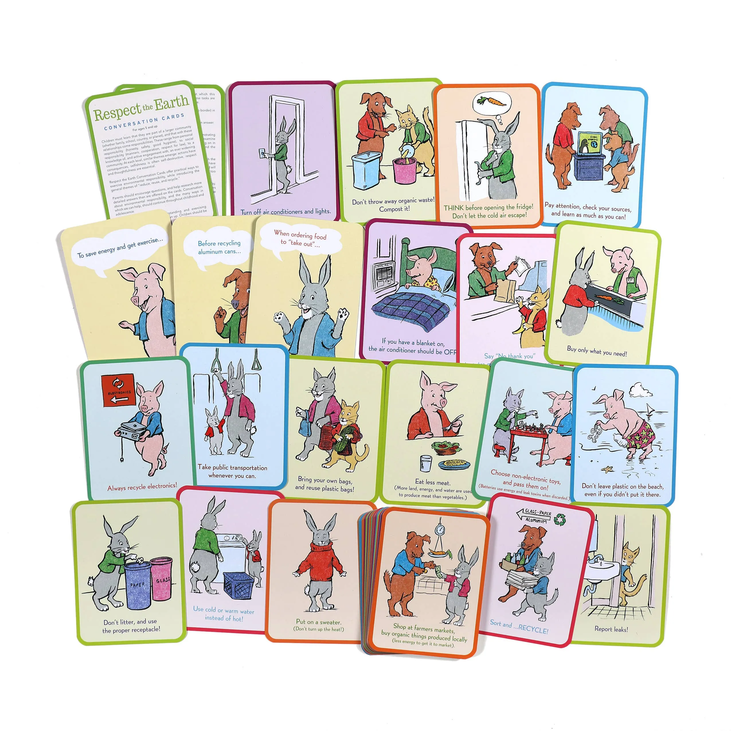 Respect the Earth Flash Cards