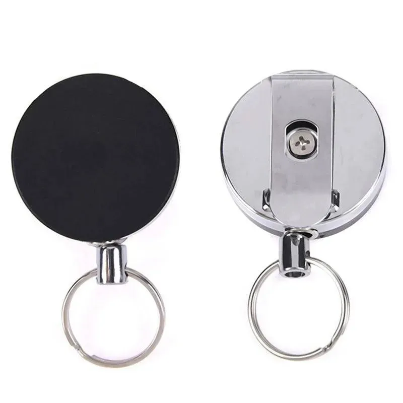 Retractable Key Chain ID Card Badge Holder