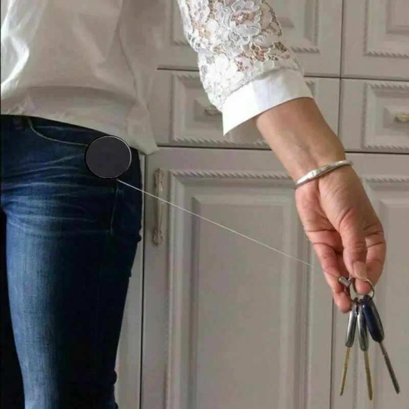 Retractable Key Chain ID Card Badge Holder