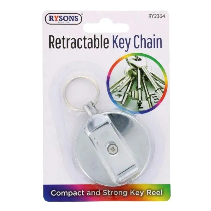 Retractable Key Chain ID Card Badge Holder