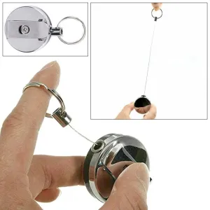 Retractable Key Chain ID Card Badge Holder
