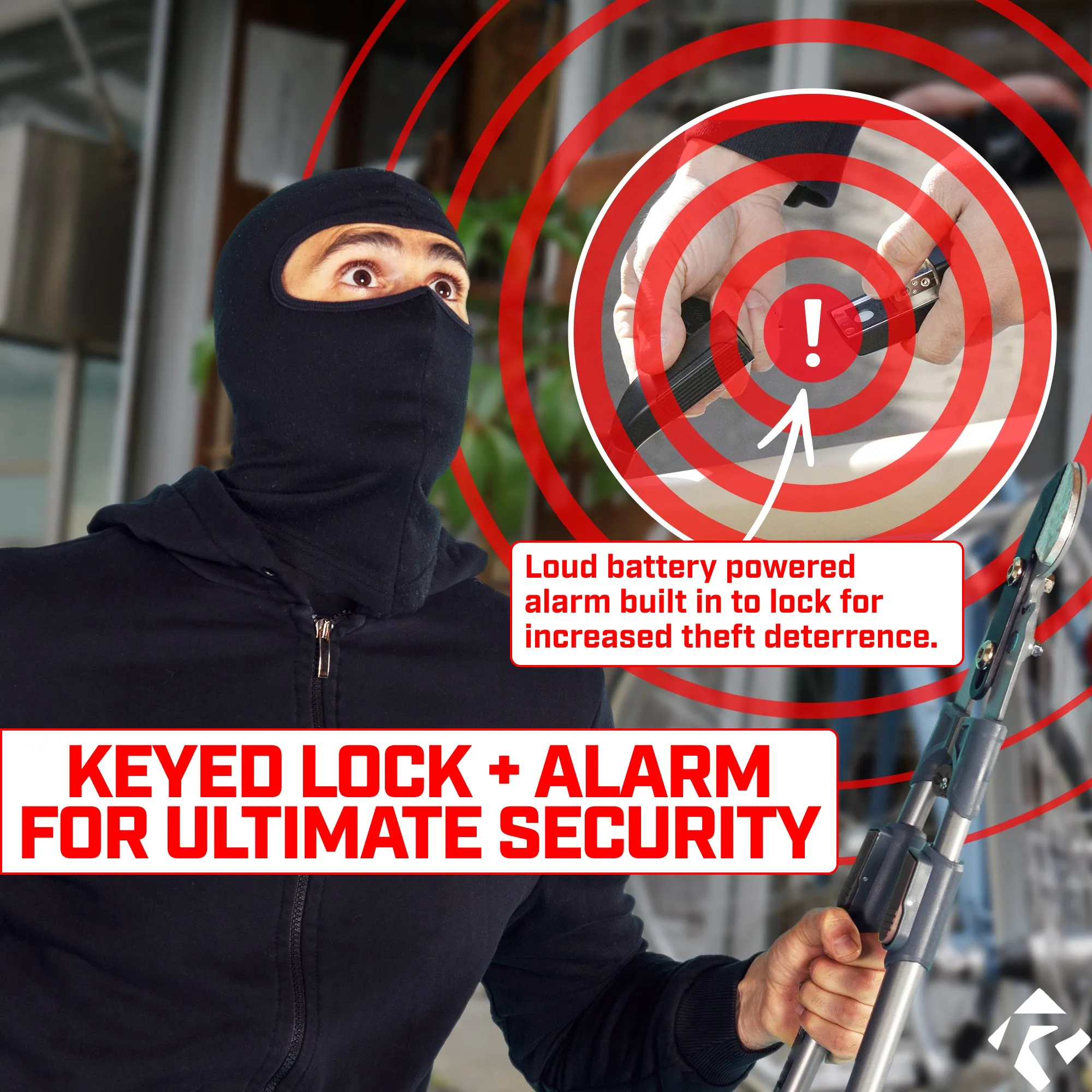 Revere CROPS Folding Lock   Alarm
