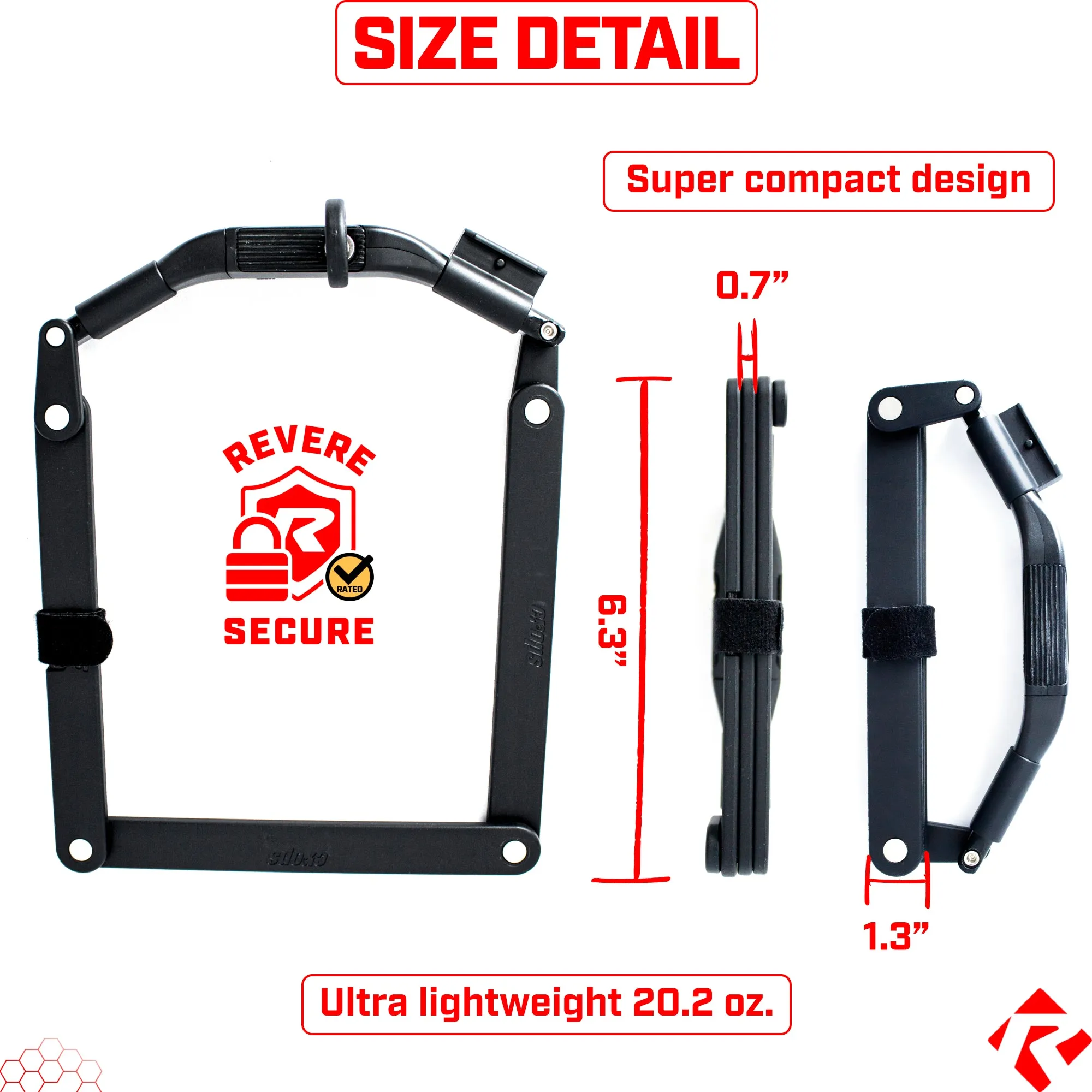 Revere CROPS Folding Lock   Alarm