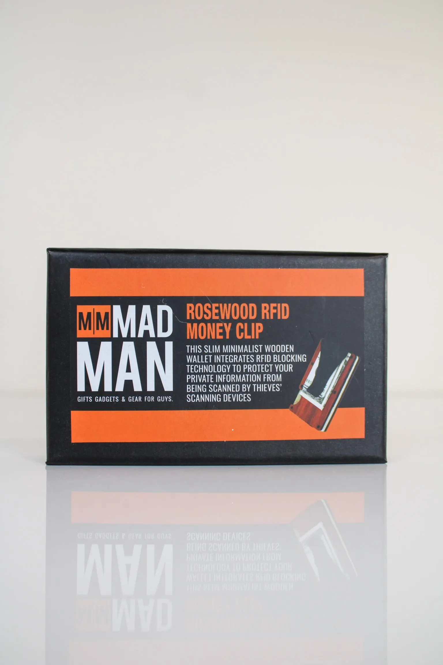 Rosewood RFID Money Clip