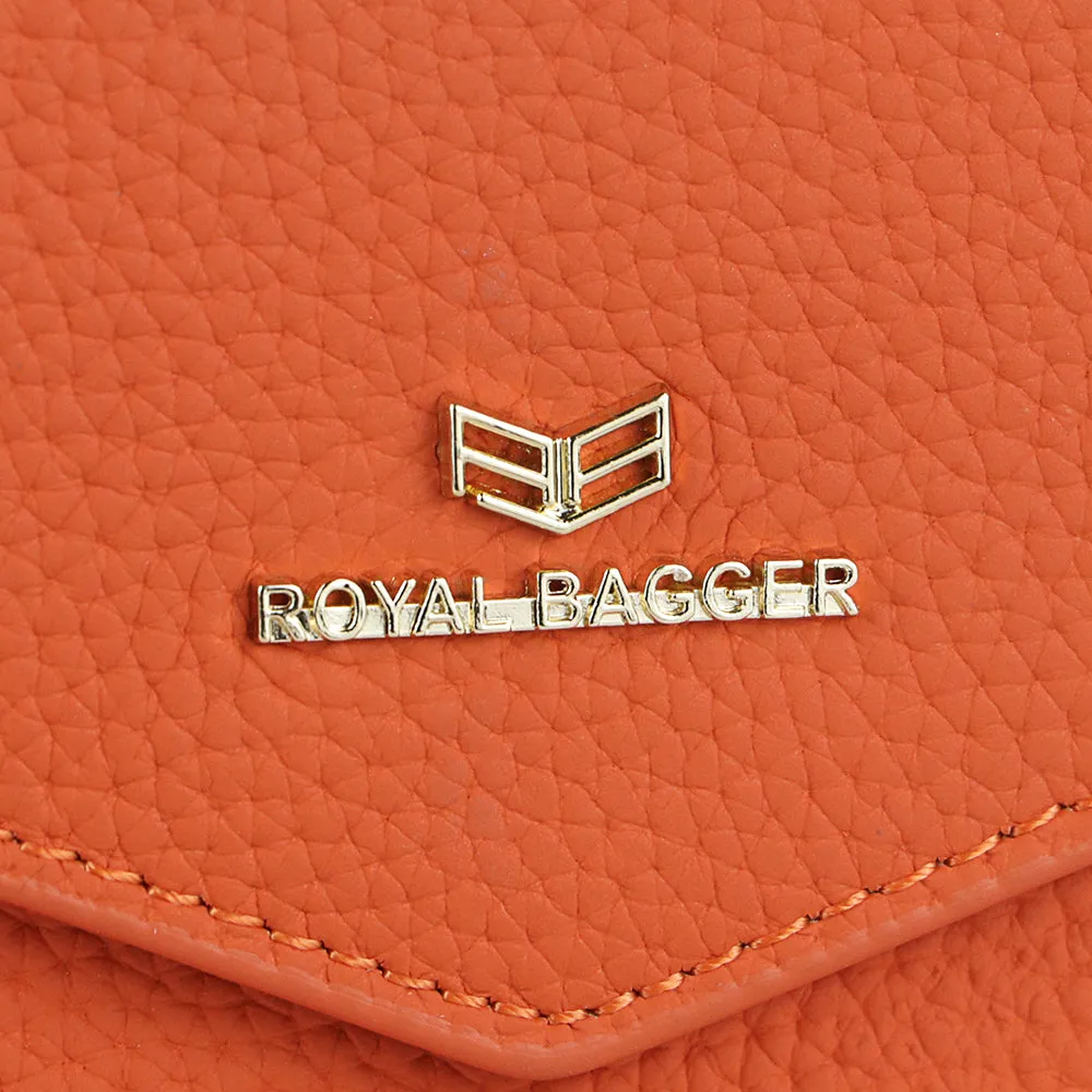 Royal Bagger Envelop Long Wallet - RFID Blocking Simple Solid Color Multi-card Slots Card Holder Genuine Leather Purse 2480