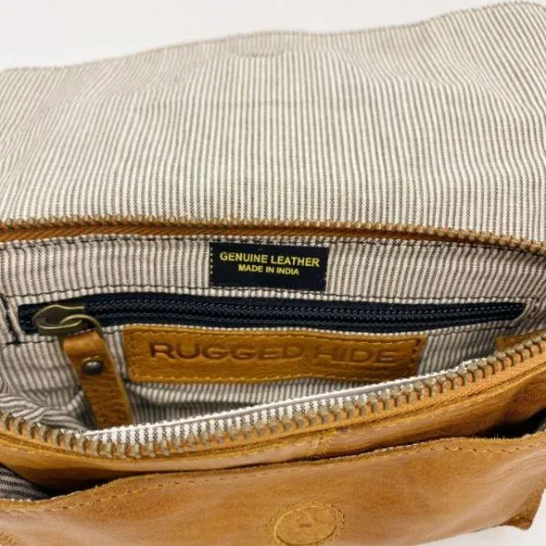 RUGGED HIDE Amelia Clutch - Tan