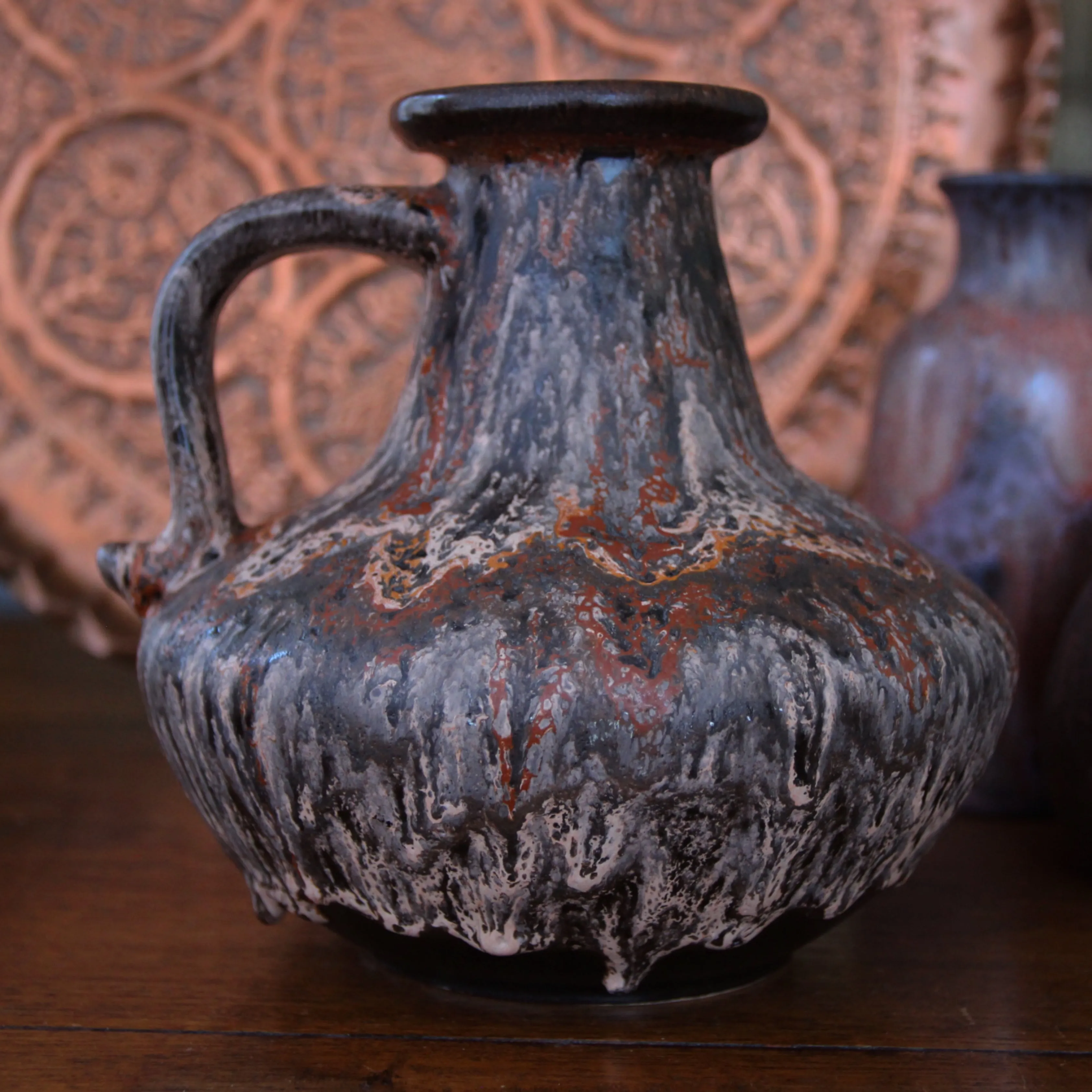 Ruscha Heavy Rust Pitcher