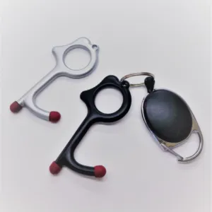 Safeline Key - Multifunctional Brass Hand Tool - Contactless Door Opener & Stylus