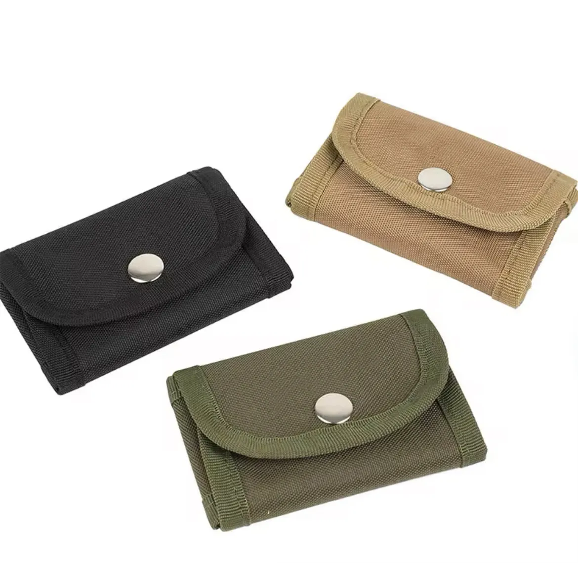 Safety Razor Travel Case with Pouches for Blades In Khaki