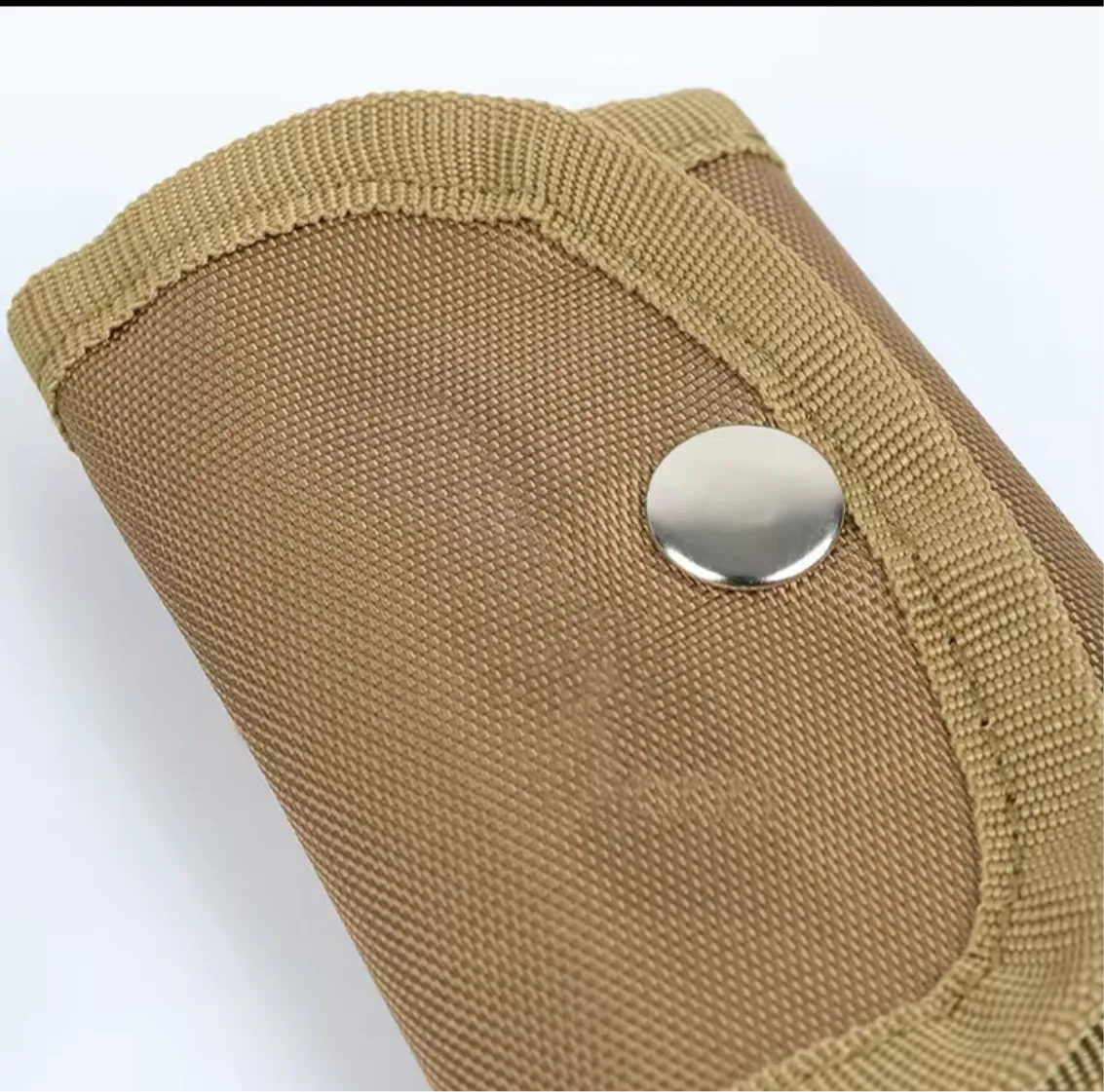Safety Razor Travel Case with Pouches for Blades In Khaki
