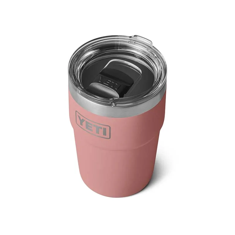 Sandstone Pink 16oz Rambler Stackable Cup
