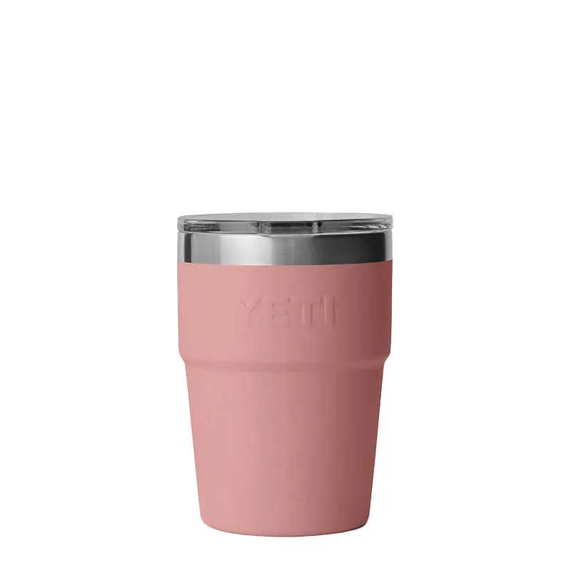 Sandstone Pink 16oz Rambler Stackable Cup