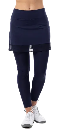 Sansoleil  Solcool Ruffle Skort Ink