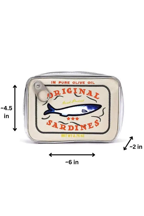 Sardine's Tin Can Gift Cosmetic Bag