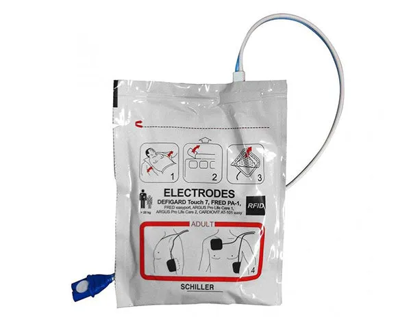 SCHILLER ADULT DEFIB PADS FRED PA-1