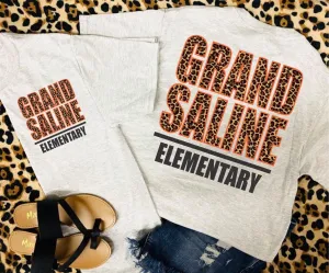 School logo Front & Back Pocket Tee